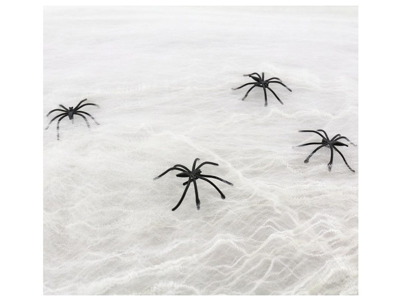 Fehér pókháló 20 g – dekoráció