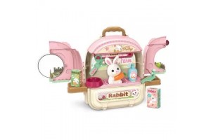 3 az 1-ben nyuszikozmetika és kisállatfarm figurákkal