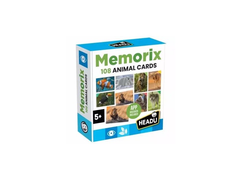 Headu memóriajáték - 108 állatos kártya