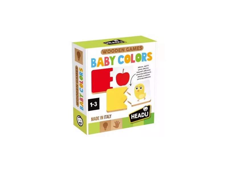 Headu Montessori fa oktatójáték – Színek (1 éves)