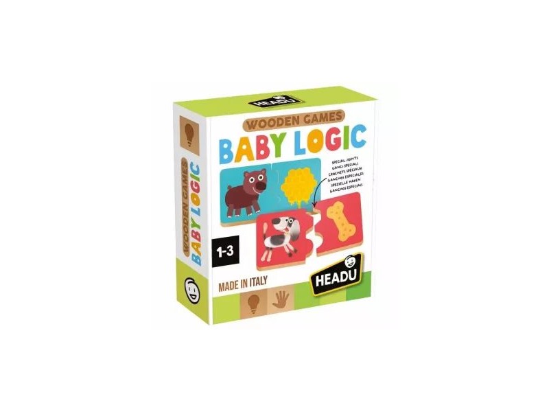 Headu Párosítsd össze! – Bébi fa logikai játék, 12 lapka