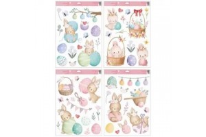 Húsvéti nyuszi ablakmatrica 35 x 50 cm