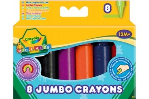Crayola óriás zsírkréta 8 db - élénk színek