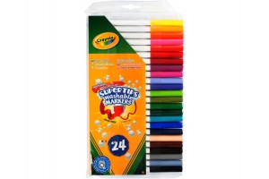 Crayola 24 db vékony filctoll készlet - színes tollak