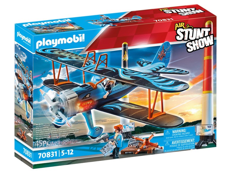 Playmobil Air Stuntshow 'Főnix' kétfedelű kép