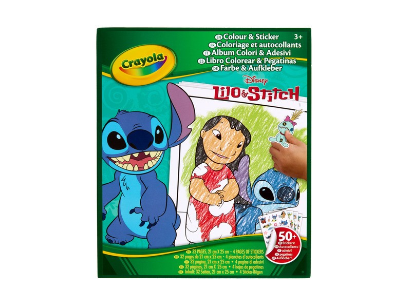 Crayola Lilo & Stitch színező és matricázó - borító