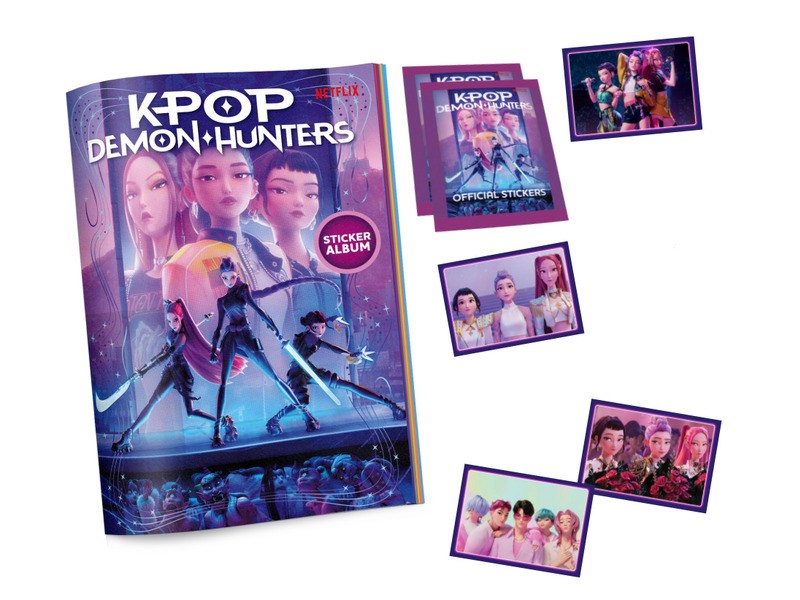 K-POP Demon Hunters hivatalos matricagyűjtő album