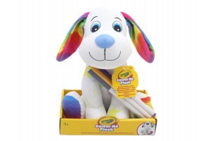 Crayola kiszínezhető plüss kutyus (mosható)