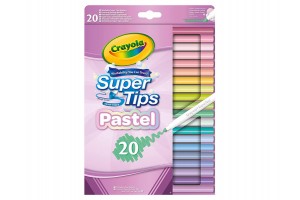 Crayola Supertips pasztell 20 darab filctoll