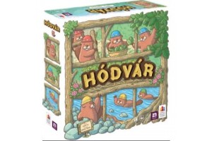 Hódvár társasjáték – doboz és játékelemek