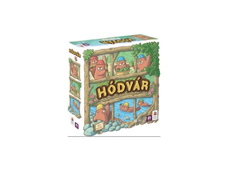 Hódvár társasjáték – doboz és játékelemek