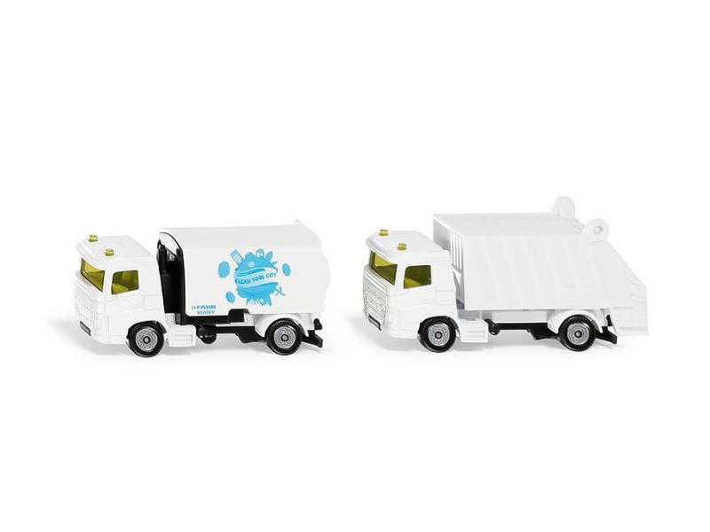 SIKU Városi készlet — seprőgép és szemétszállító