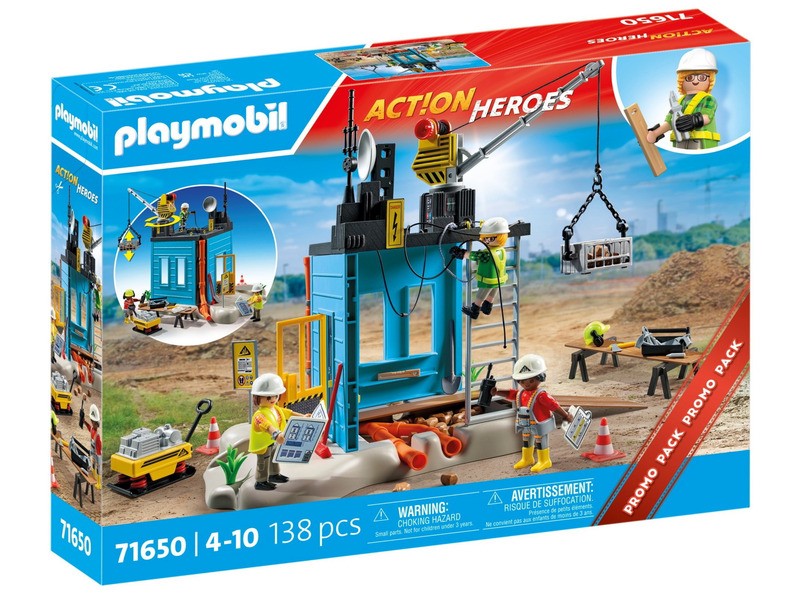Playmobil Építkezés építőjáték szett