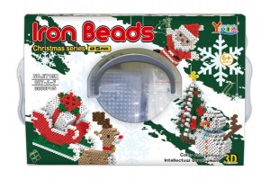 Karácsonyi vasalható gyöngy készlet — 3000 db, 5 mm