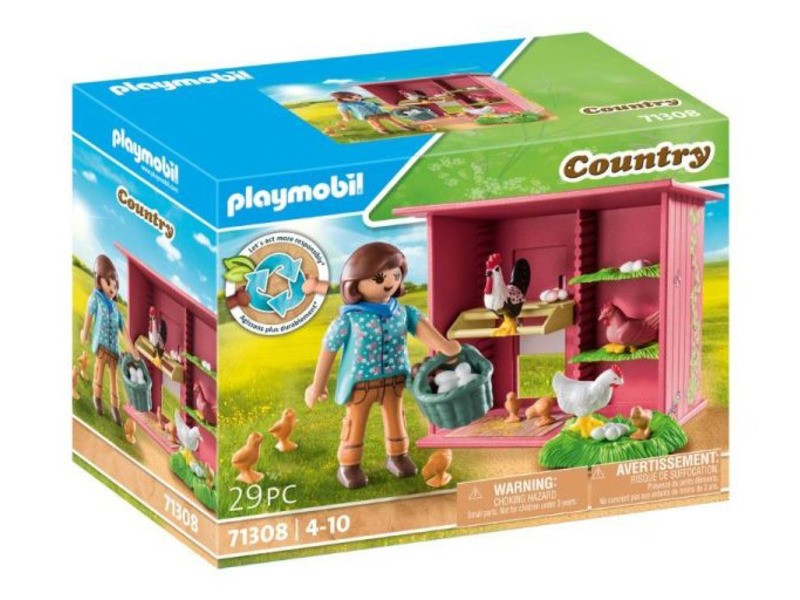 Playmobil tyúk csibékkel - játék figura
