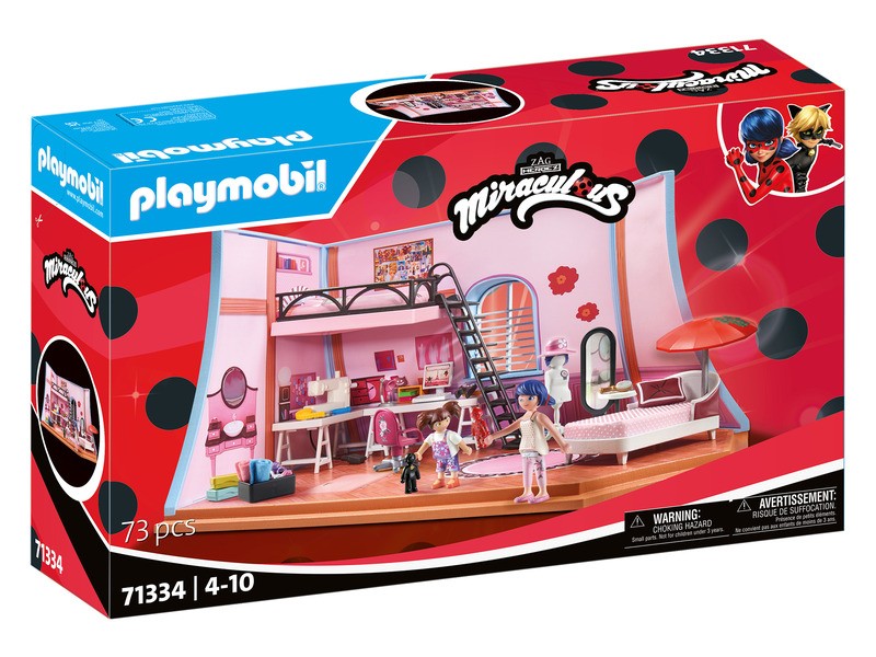 Playmobil Miraculous: Marinette loftja