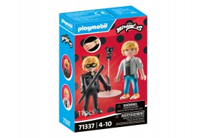 Playmobil Miraculous: Adrien és Fekete Macska figura