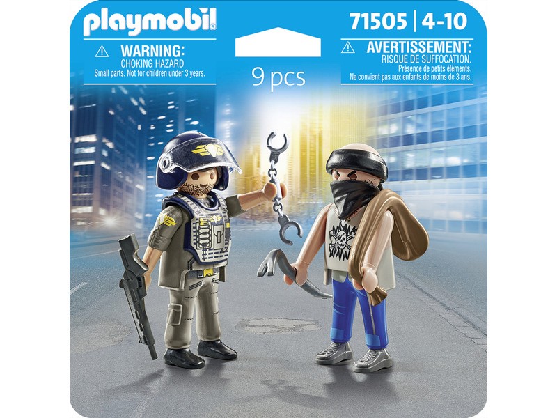 Playmobil DuoPack - SWAT ügynök és bandita figurák