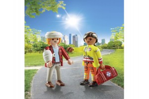 Playmobil DuoPack – mentős és beteg figura