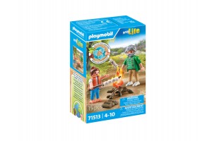 Playmobil tábortűz pillecukorral készlet