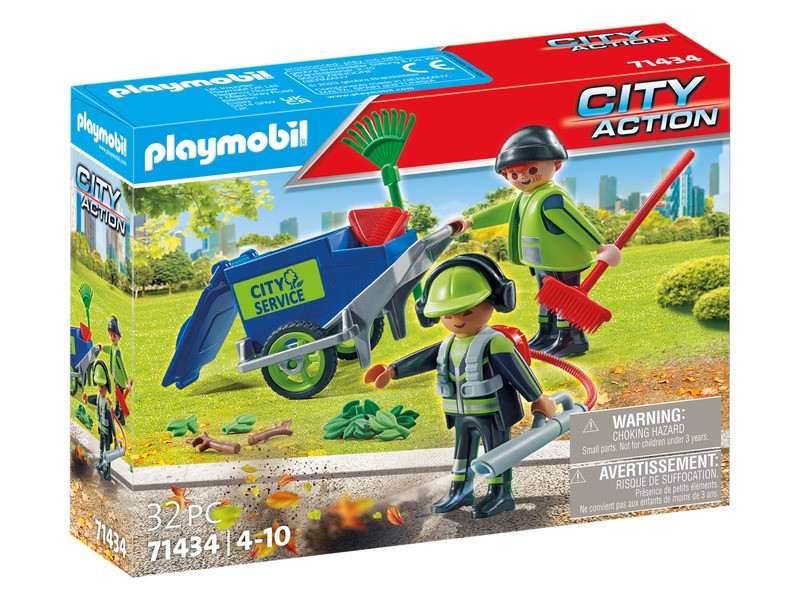 Playmobil Várostakarító csapat játékszett