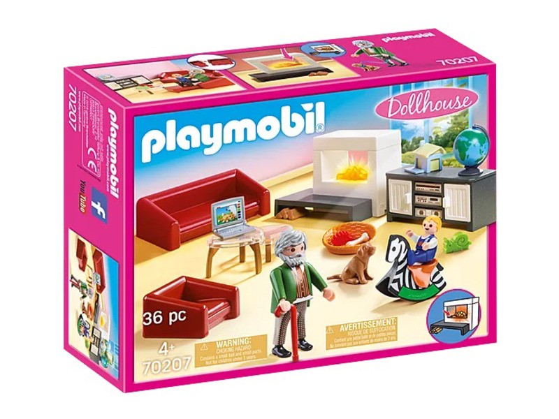 Playmobil Kényelmes nappali - bútorok és figurák
