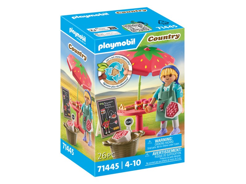 Playmobil eperlekvár-árusító stand