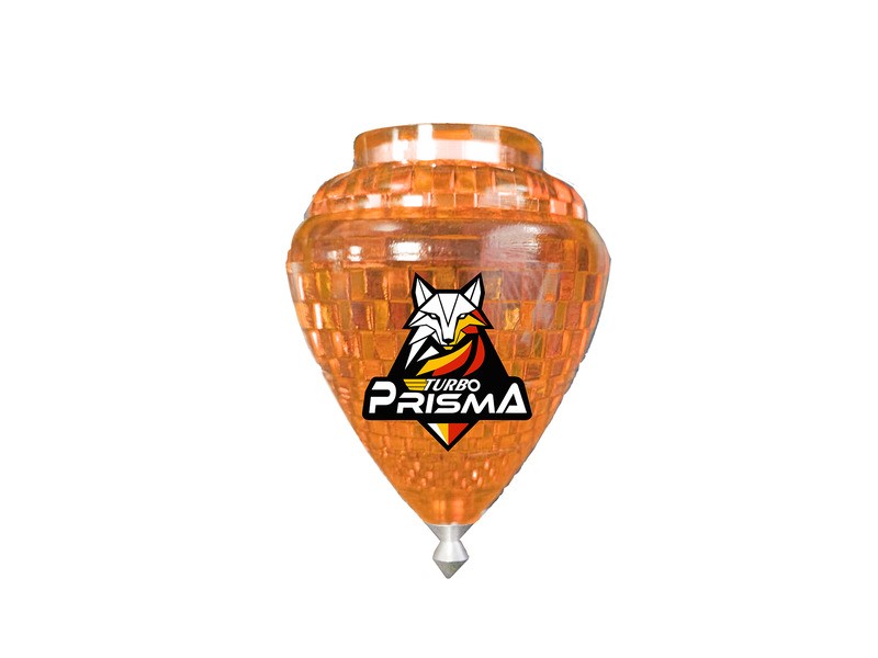 Peonza Turbo Prisma - színes forgó játék