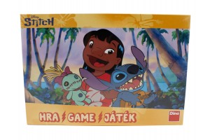 Stitch társasjáték doboz — családi játék