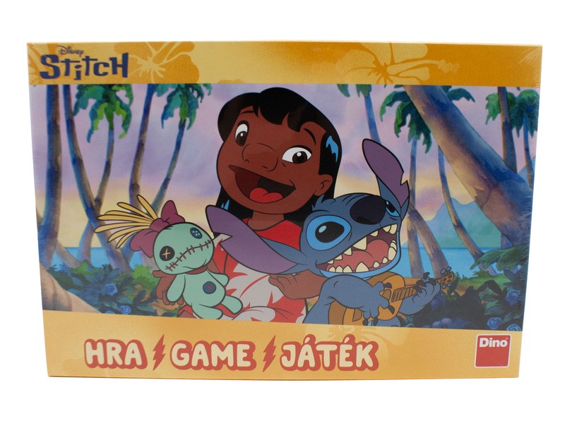 Stitch társasjáték doboz — családi játék