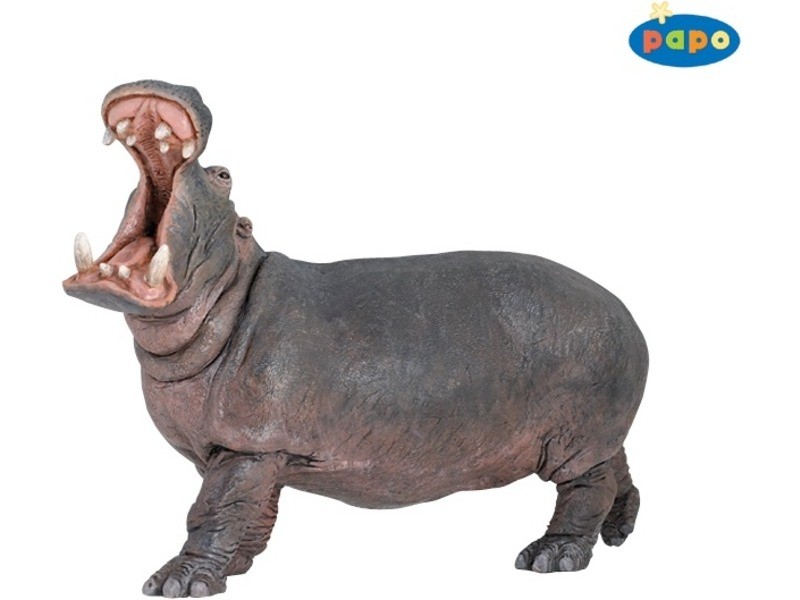 Papo kézzel festett víziló figura (50051)