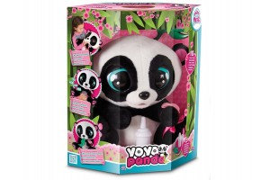 Yoyo panda interaktív plüssfigura 40 cm