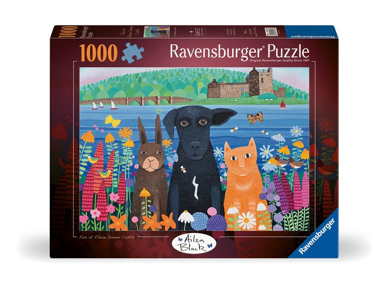 Puzzle 1000 db - Eileen Doan kastély