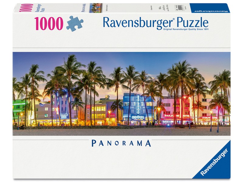 Puzzle 1000 db – Éjszakai fények Ocean Drive kép