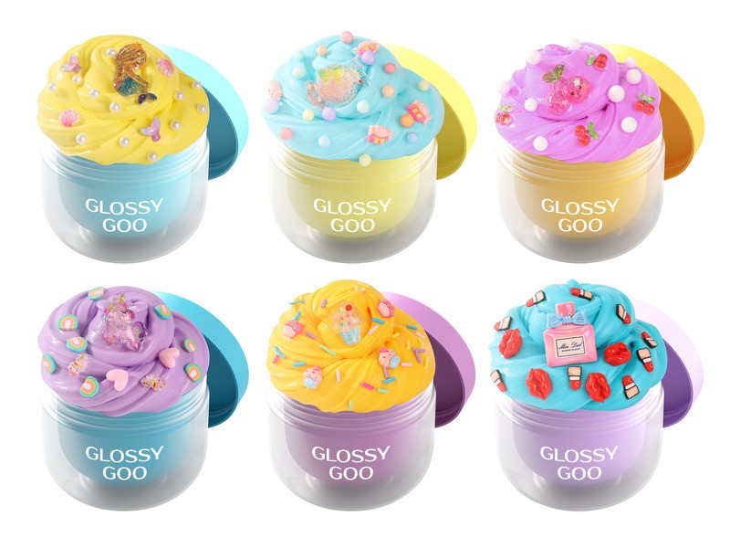 Glossy Goo putty — 6 színű, fényes gyurma