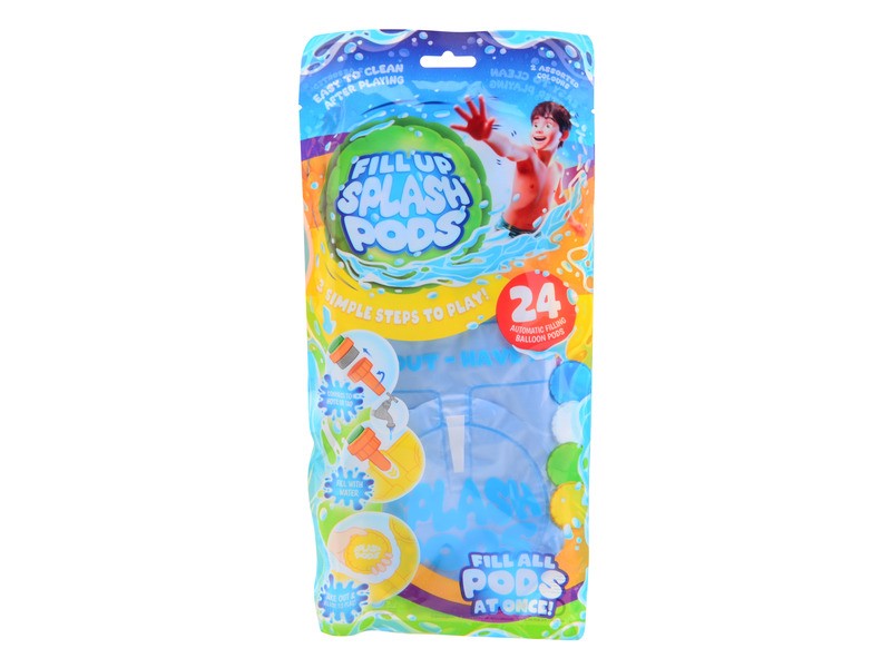 Zacskós vízbomba 24 db – színes vízlabdák