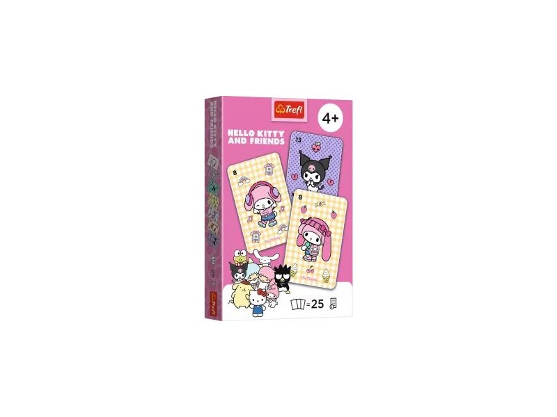 Trefl Old Maid Hello Kitty kártyajáték - 25 lapos