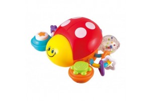 Katicabogár készségfejlesztő bébijáték - zenélő, világító