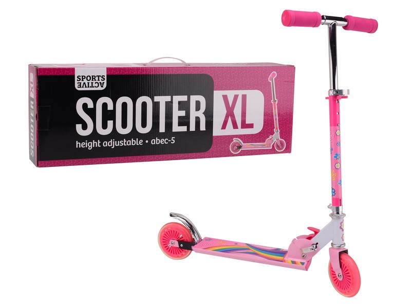 XL rózsaszínű roller