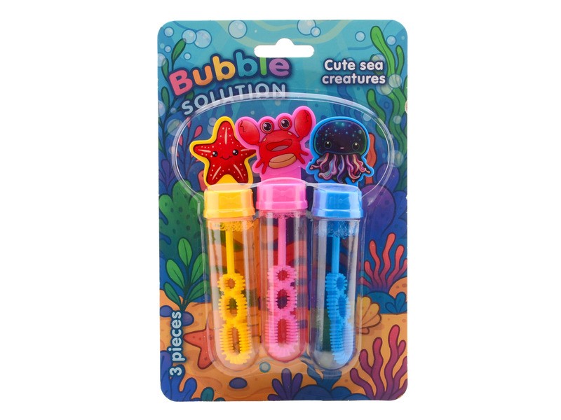 Tengeri állatos buborékfújó - 3 db/csomag