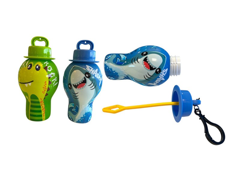 Dínós és cápás buborékfújó 30 ml – választható színek