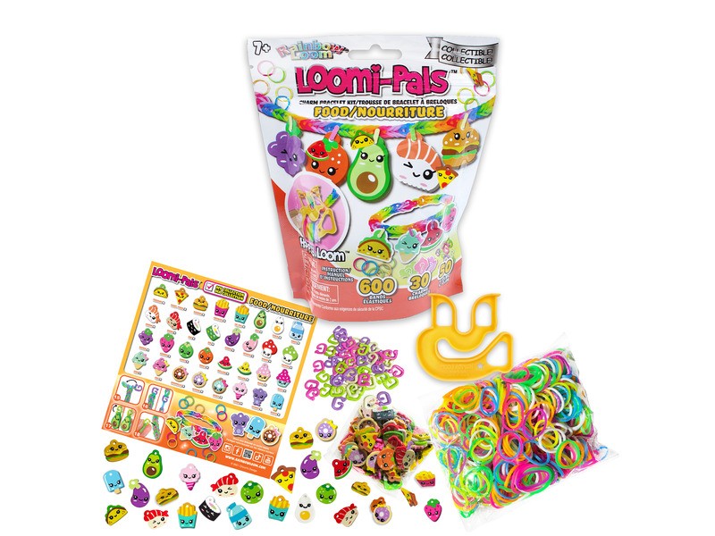 Rainbow Loom - Loomi-Pals fincsiségek, színes gumiszett