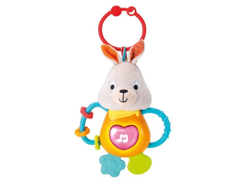 Nyuszi zenélő plüss játék kiságyra