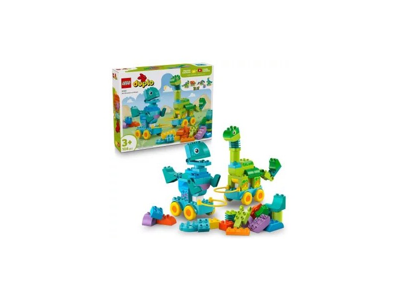 LEGO DUPLO 3 az 1-ben guruló dinók (10451)