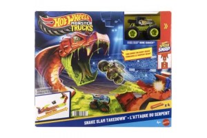 Hot Wheels Monster Trucks Kígyómarás pályaszett – Bone Shaker