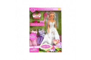 Defa Lucy hercegnő baba 30 cm - három ruhával