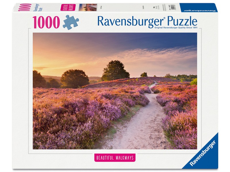 Puzzle 1000 db – Rózsaszín ösvény