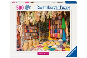 Puzzle 500 db – Színes marokkói fűszerek