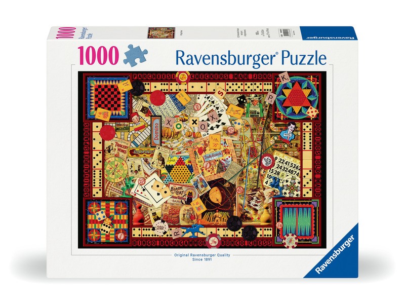Puzzle 1000 db - Retró játékok borítókép