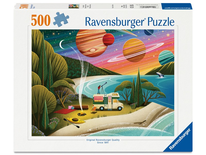 Puzzle 500 db - Kemping kirakó kép